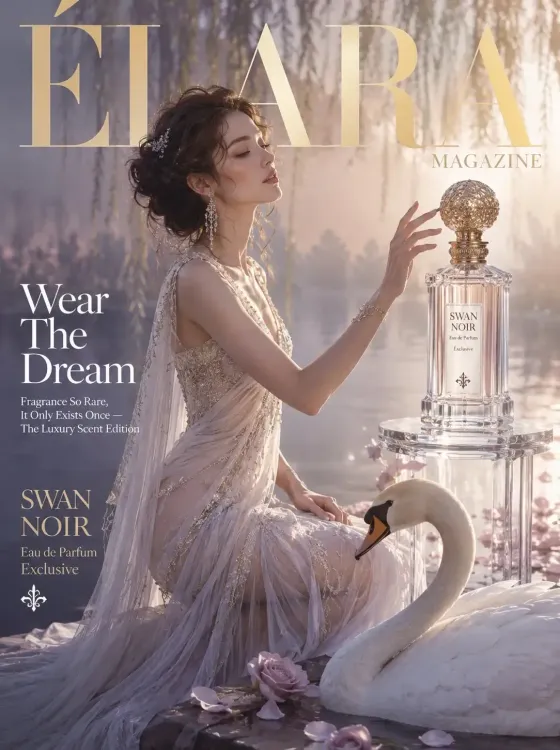 ÉLARA MAGAZINE — 奢侈时尚杂志封面