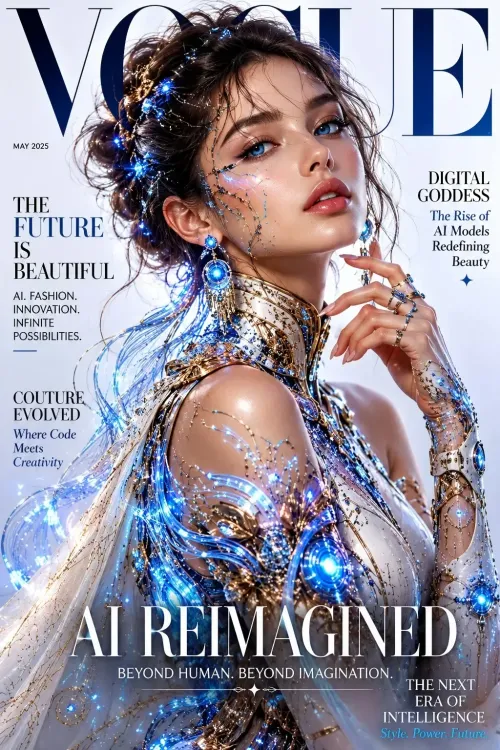 VOGUE杂志复古未来主义