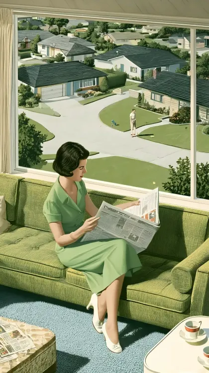 1950年代复古广告海报